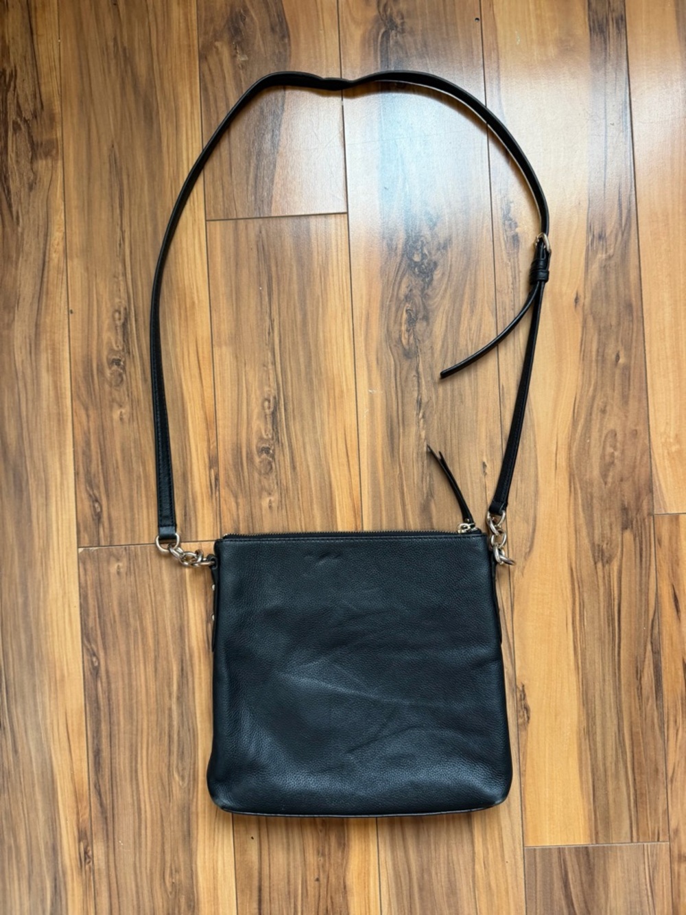 kate spade Black Leather Crossbody with Gold Hardware - Picture 3 of 9